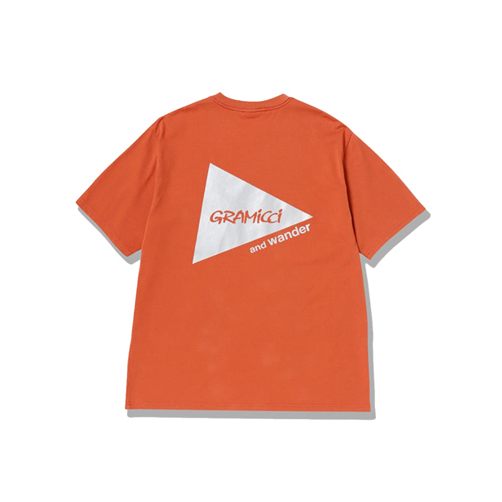 Gramicci x and wander Backprint Tee 'Red'