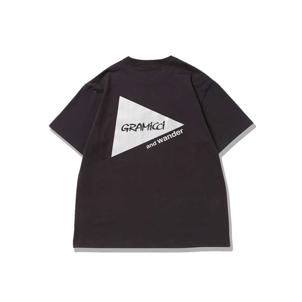 Gramicci x and wander Backprint Tee 'Black'