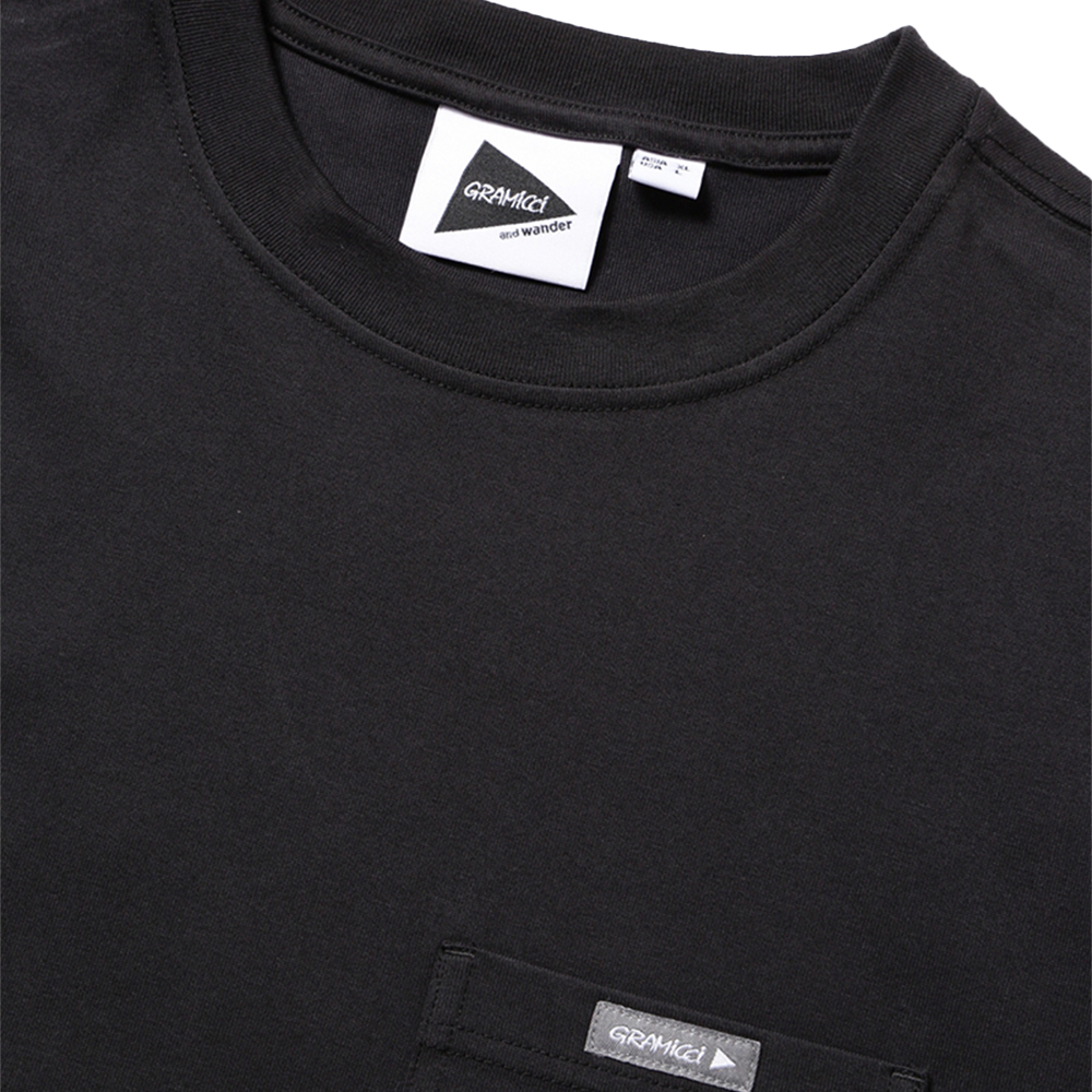Gramicci x and wander Backprint Tee 'Black'