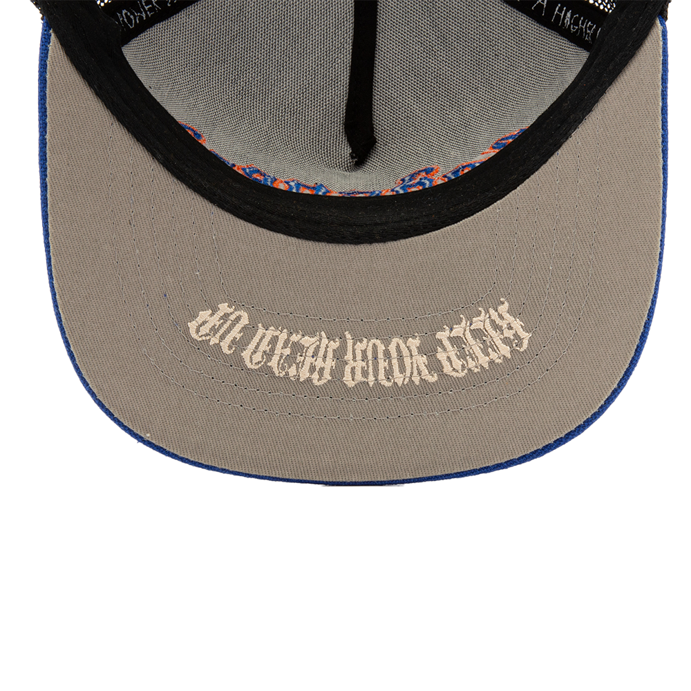 GS FOREVER TRUCKER HAT 'BLACK BLUE ORANGE'
