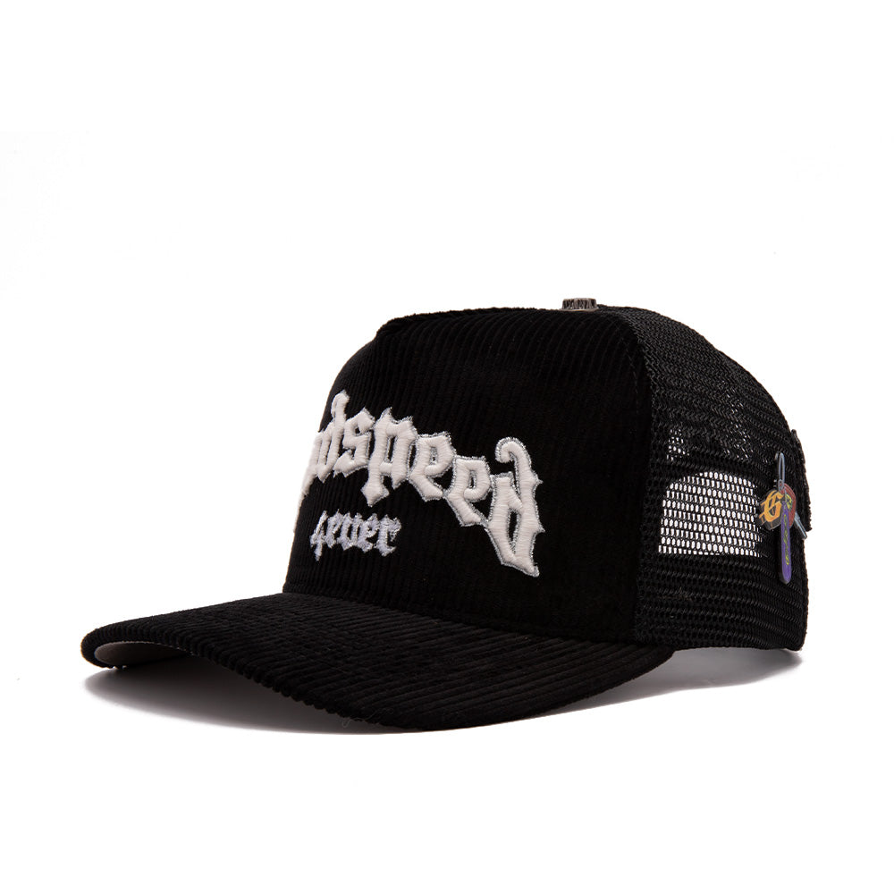 GS Forever Trucker Hat 'Black Corduroy'