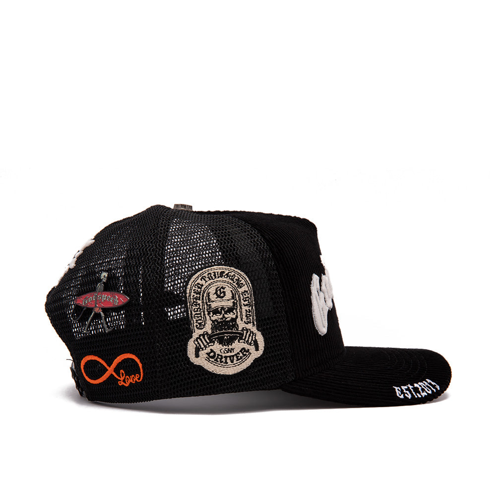 GS Forever Trucker Hat 'Black Corduroy'