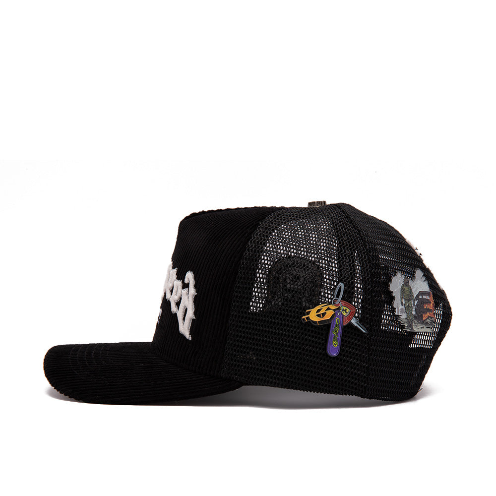 GS Forever Trucker Hat 'Black Corduroy'
