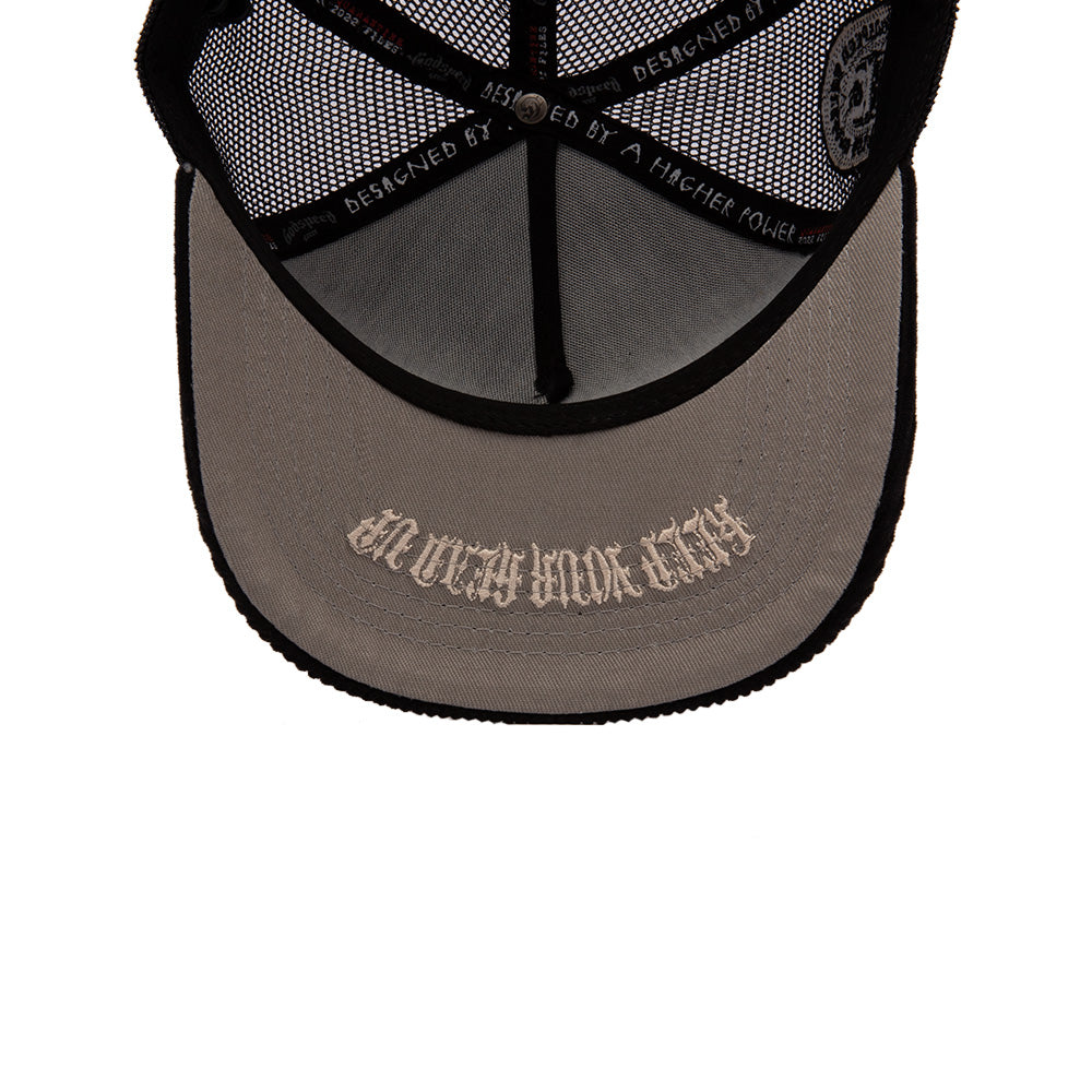 美品 Godspeed 4ever TRUCKER HAT OG street Godspeed GS Forever Trucker Hat Black White Silver – Sneaker Junkies