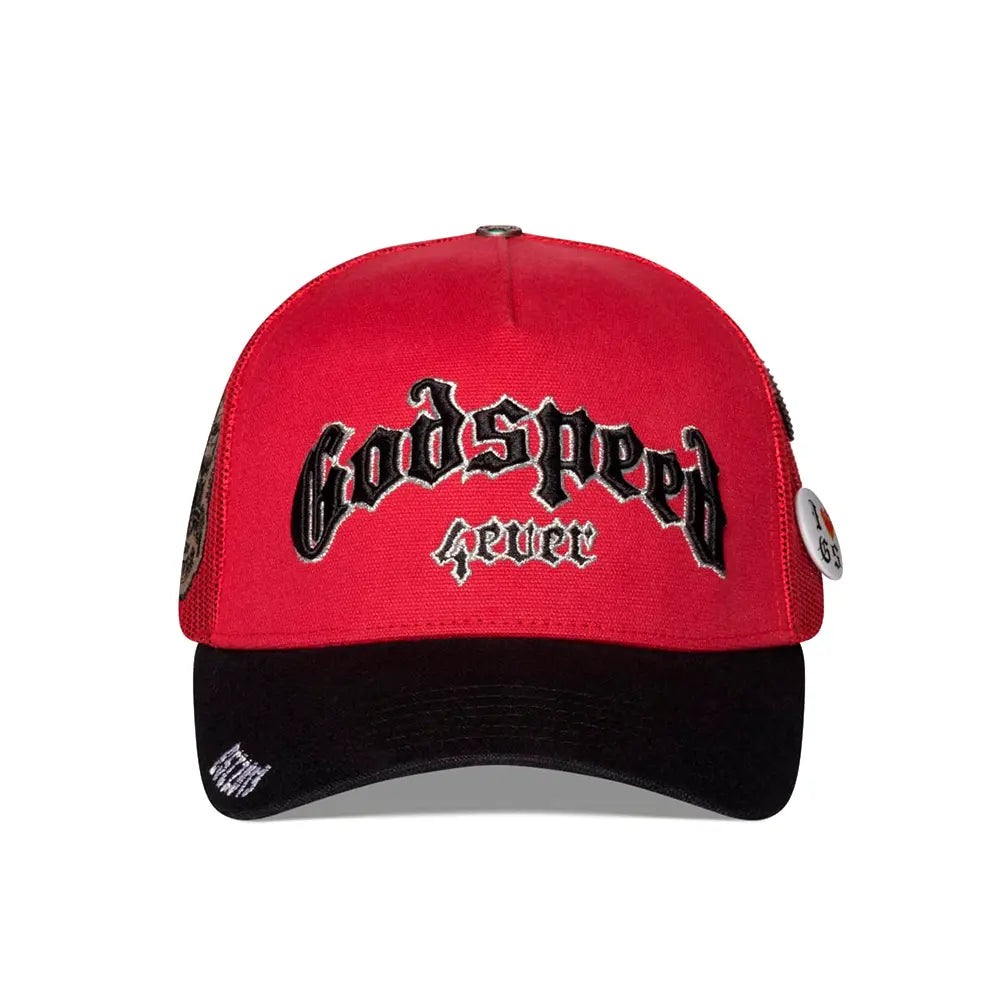 GS Forever Trucker Hat 'Red Black'