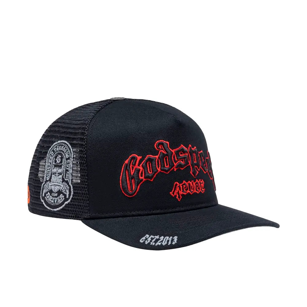 GS Forever Trucker Hat 'Black Red'