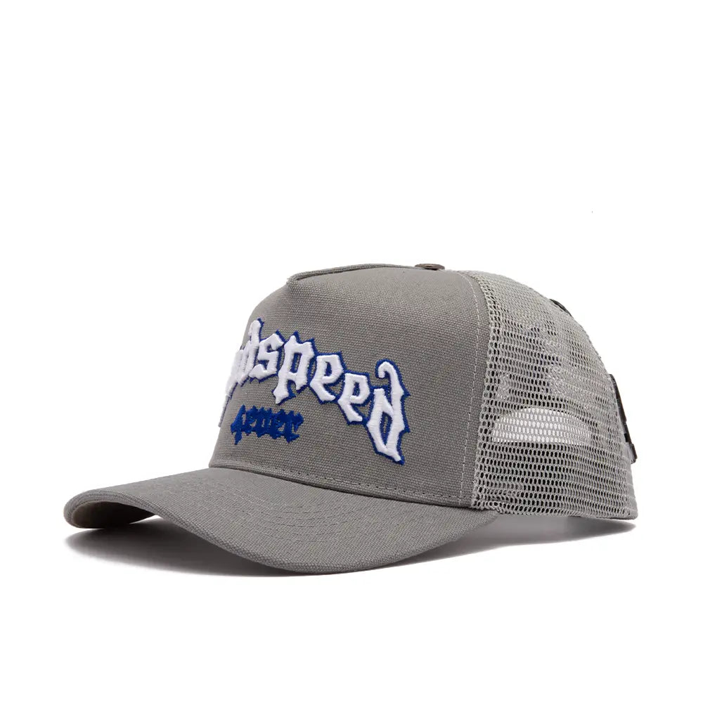 GS Forever Trucker Hat 'Light Grey Royal'