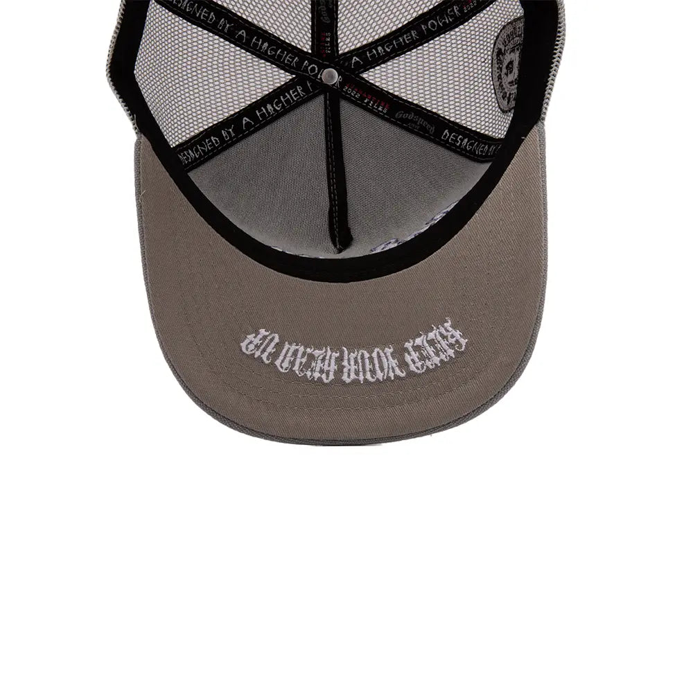 Savage Gear Classic Trucker Cap – Einheitsgröße, Verstellbar, Sedona Grey (100% Polyester)
