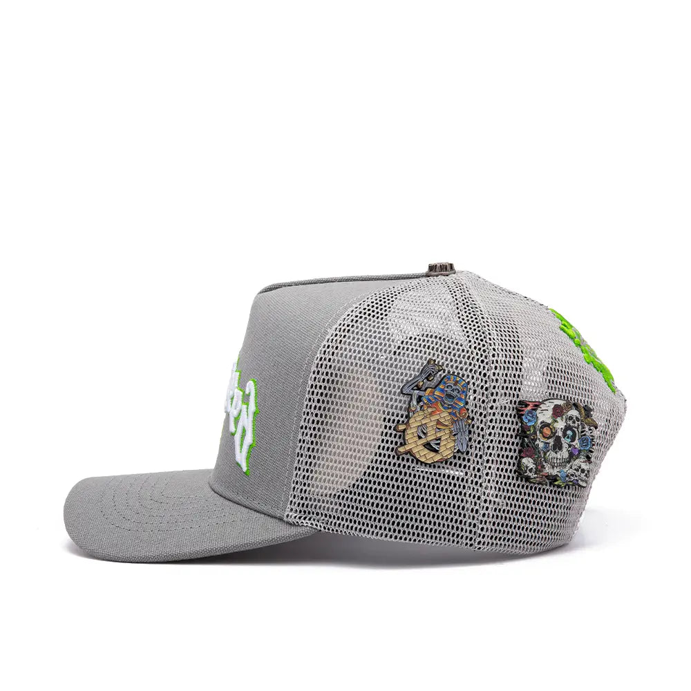 GS Forever Trucker Hat 'Grey Lime'