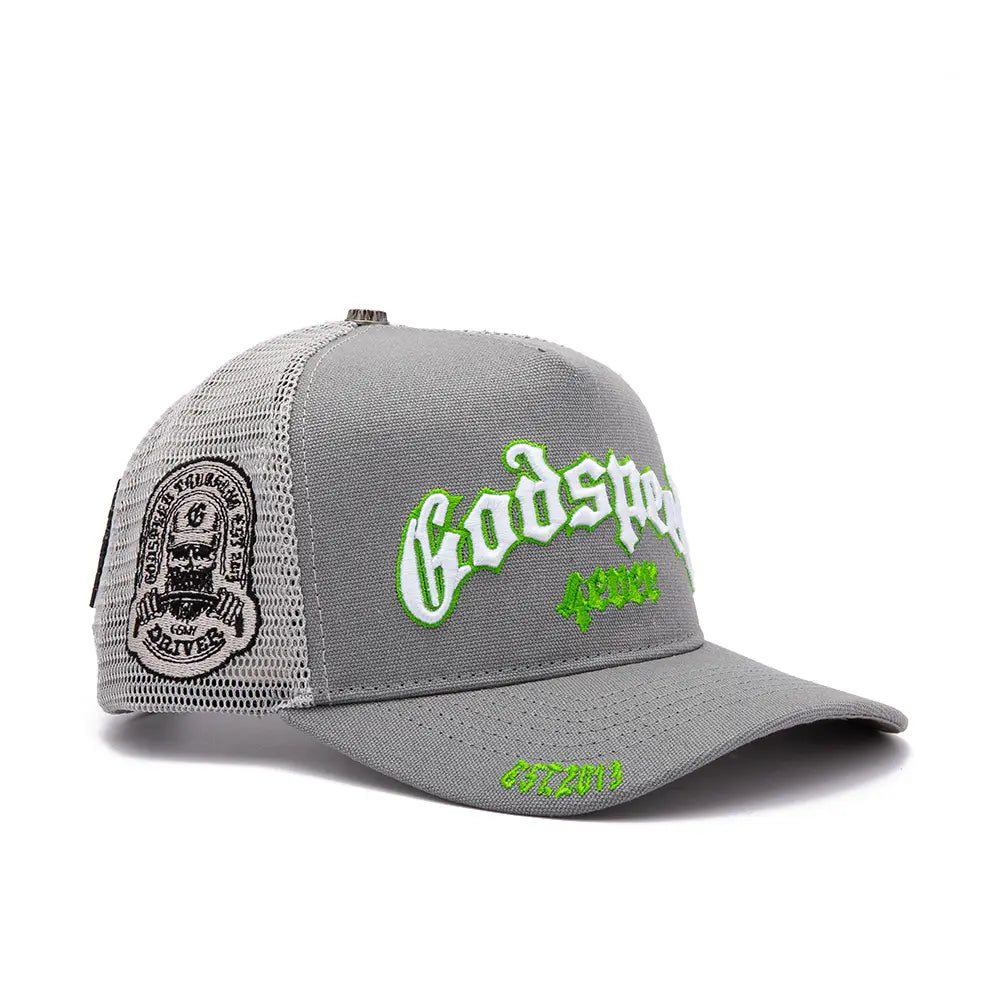 GS Forever Trucker Hat 'Grey Lime'