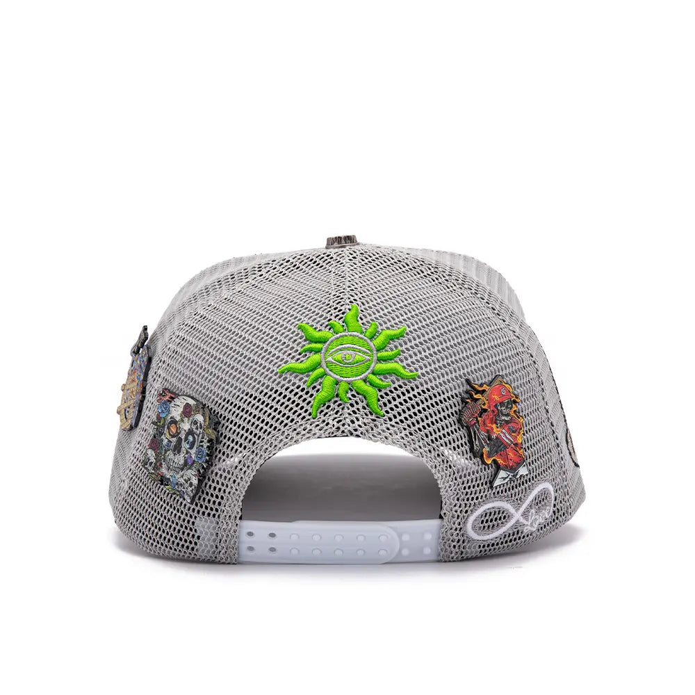 GS Forever Trucker Hat 'Grey Lime'