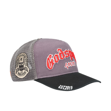 GS Forever Trucker Hat 'Grey/Red'
