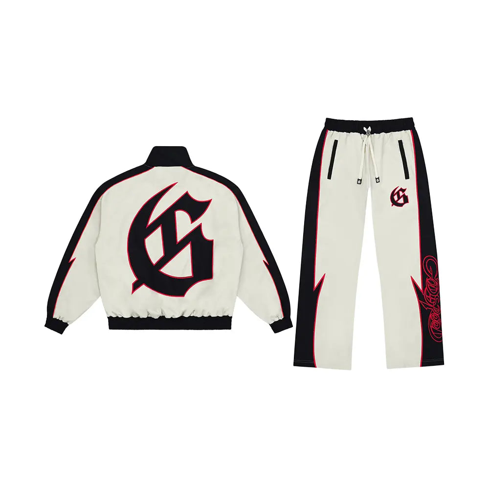 GT Tracksuit 'White Red'