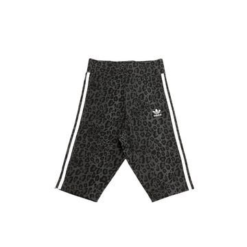 W Originals 3-Stripe Bike Shorts 'Black Leopard Print'