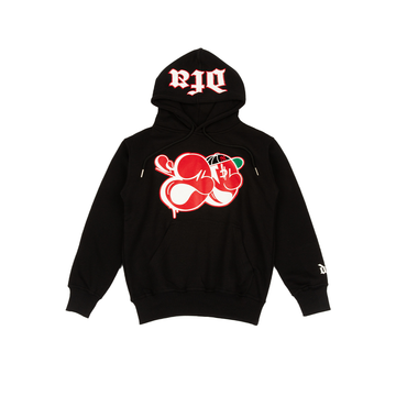 DOLT Logo Pullover Hoodie 'Black/ Red'