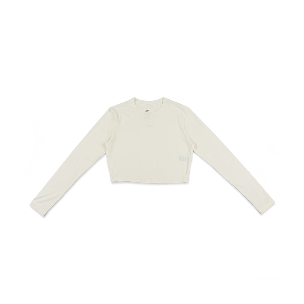 W NSW Chill Knit Slim LS Cropped Top 'Sail'