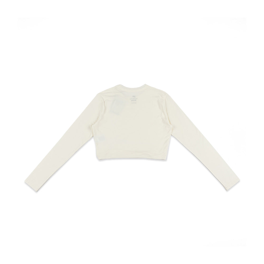 W NSW Chill Knit Slim LS Cropped Top 'Sail'