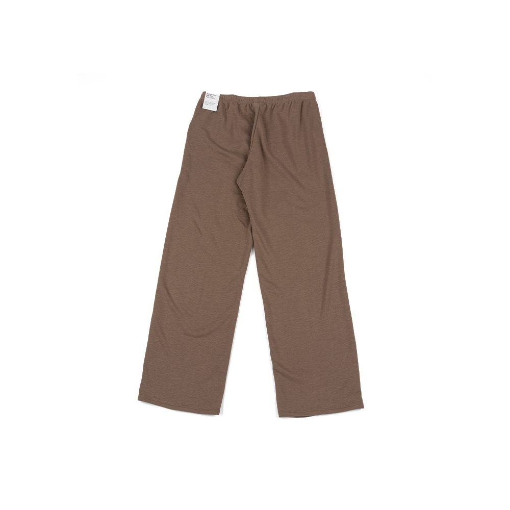 W NSW Chill Mid-Rise Terry Open-Hem Sweatpants 'Mink Brown'