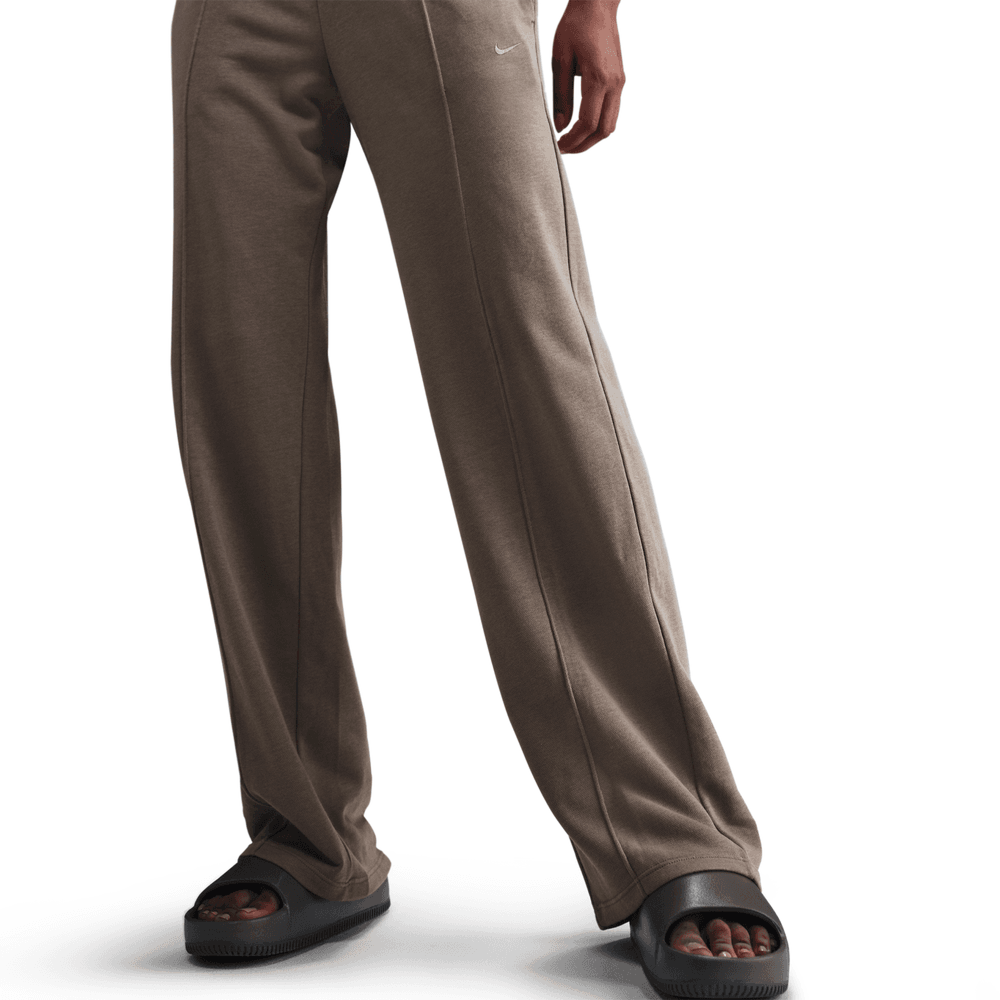 W NSW Chill Mid-Rise Terry Open-Hem Sweatpants 'Mink Brown'