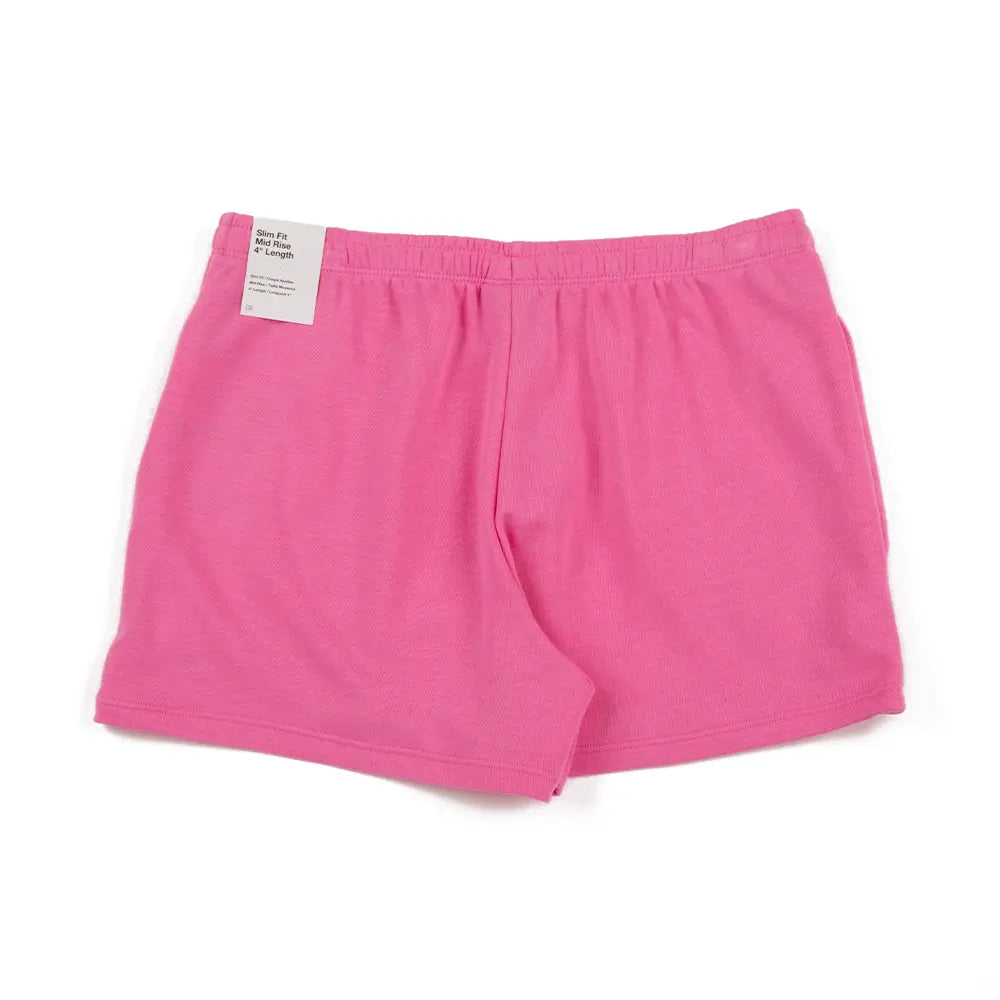 W NSW Chill 4" French Terry Shorts 'Playful Pink'
