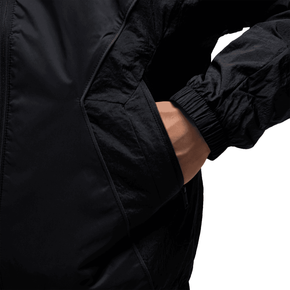 Jordan Brooklyn Hooded Draft Jacket 'Black'