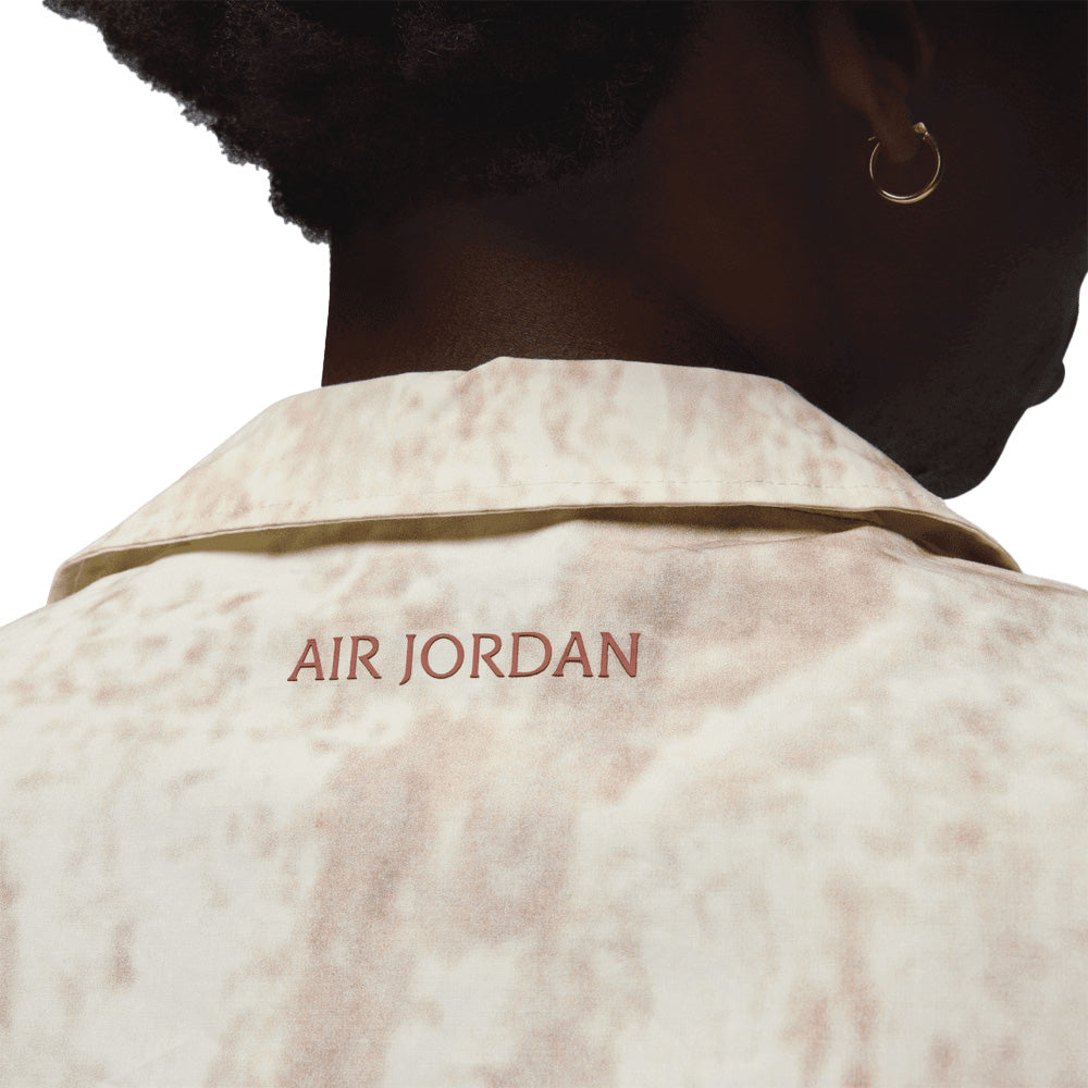 Air Jordan Camp Graphic Button-Down Shirt 'Sail'