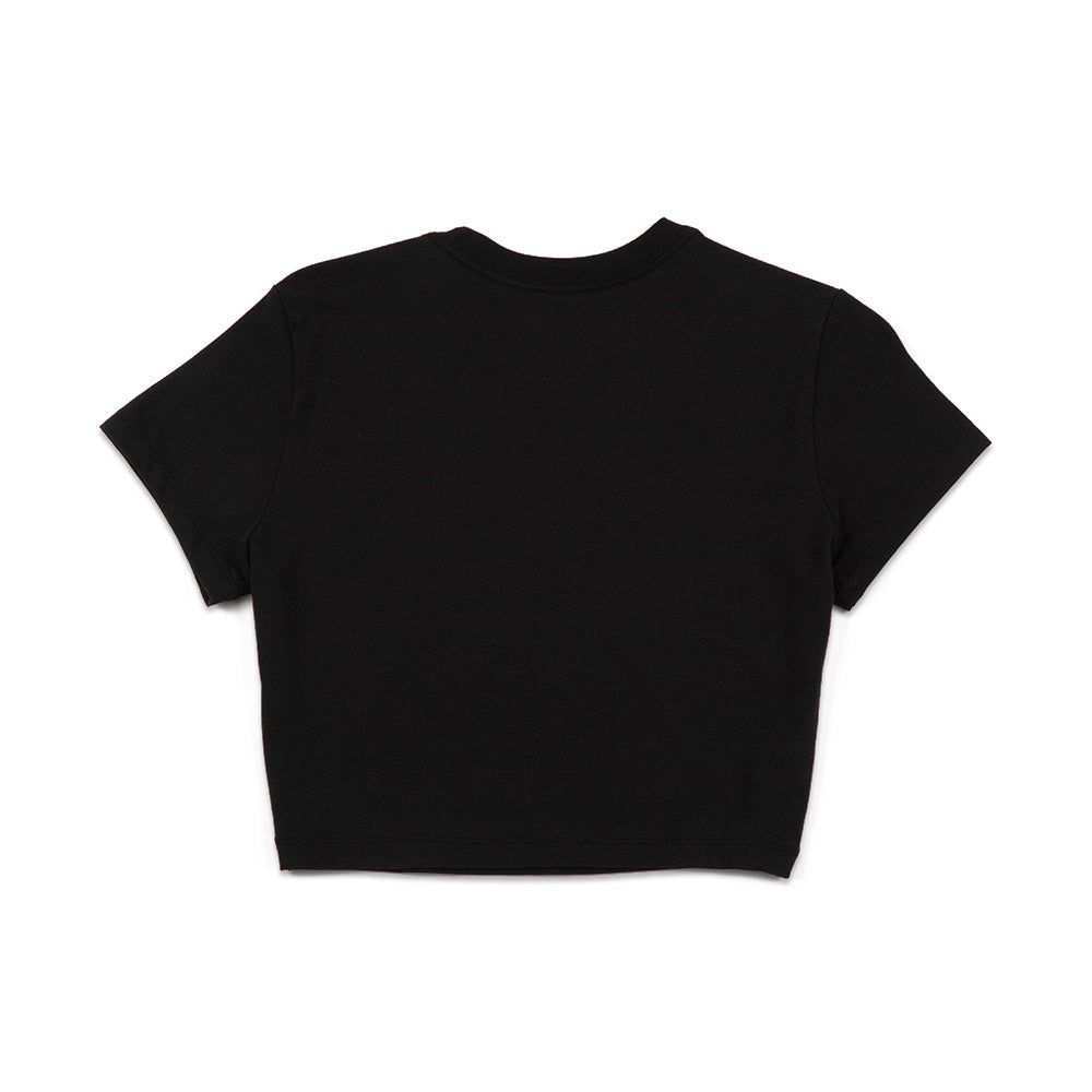 9090girl M 90 Logo Cropped Tee ブラック Logo Cropped Tee