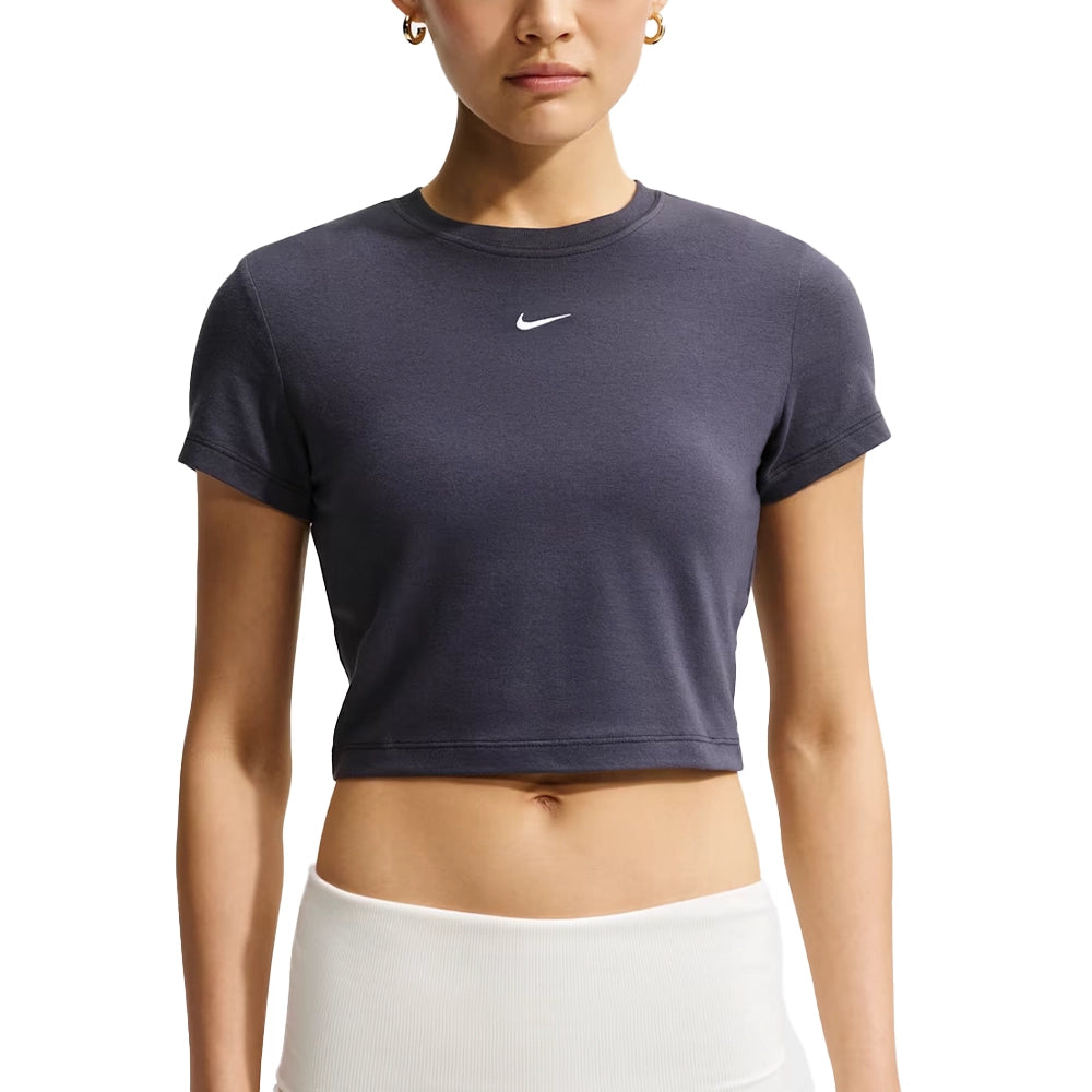 W NSW Chill Knit Cropped Tee 'Gridiron Sail'
