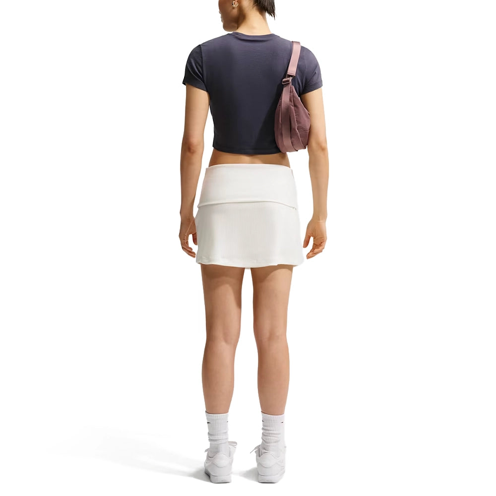 W NSW Chill Knit Cropped Tee 'Gridiron Sail'
