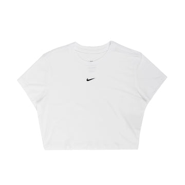 W NSW Chill Knit Cropped Tee 'White Black'