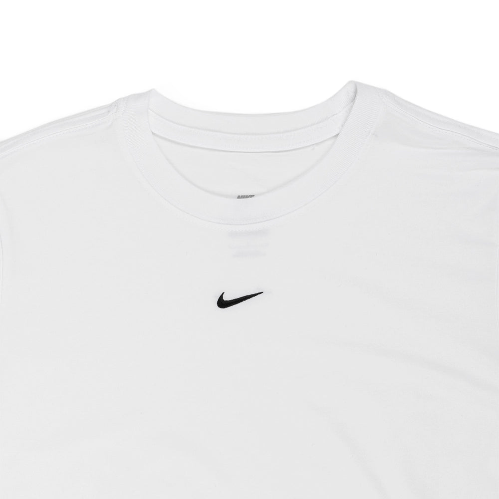 W NSW Chill Knit Cropped Tee 'White Black'