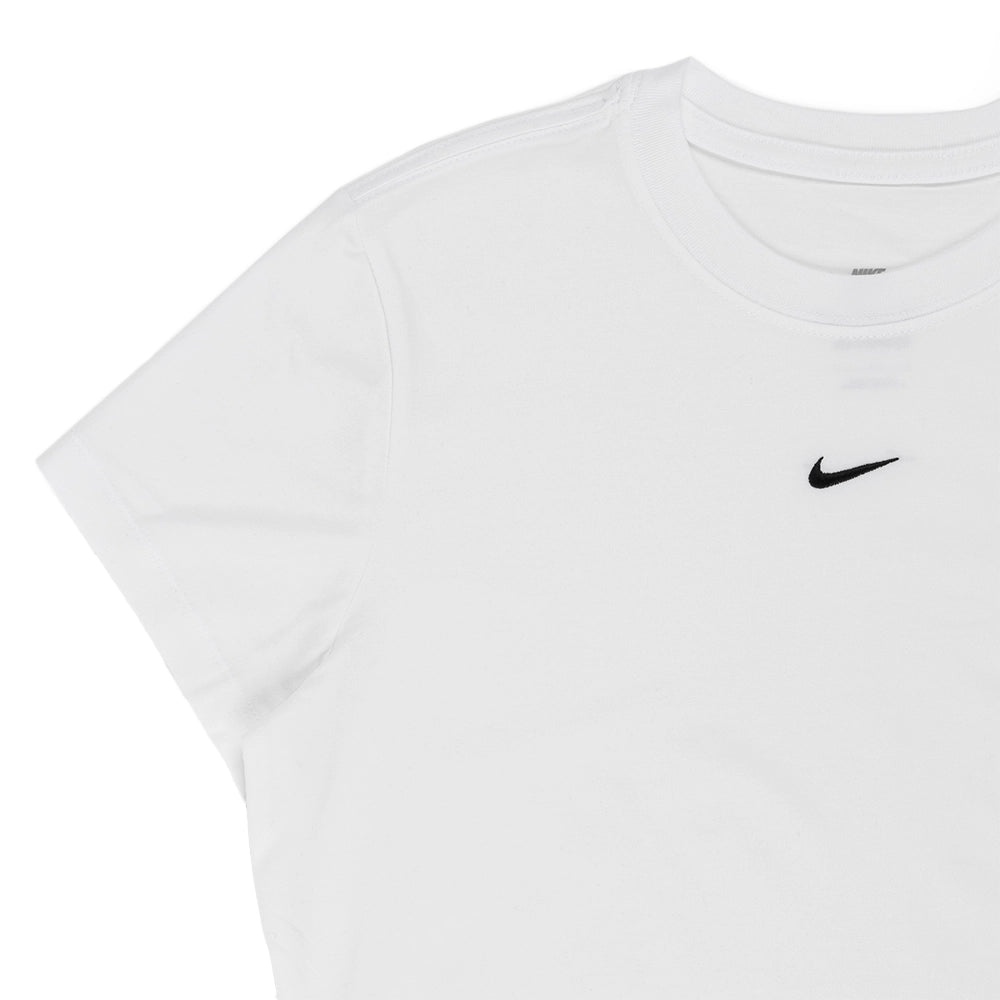 W NSW Chill Knit Cropped Tee 'White Black'