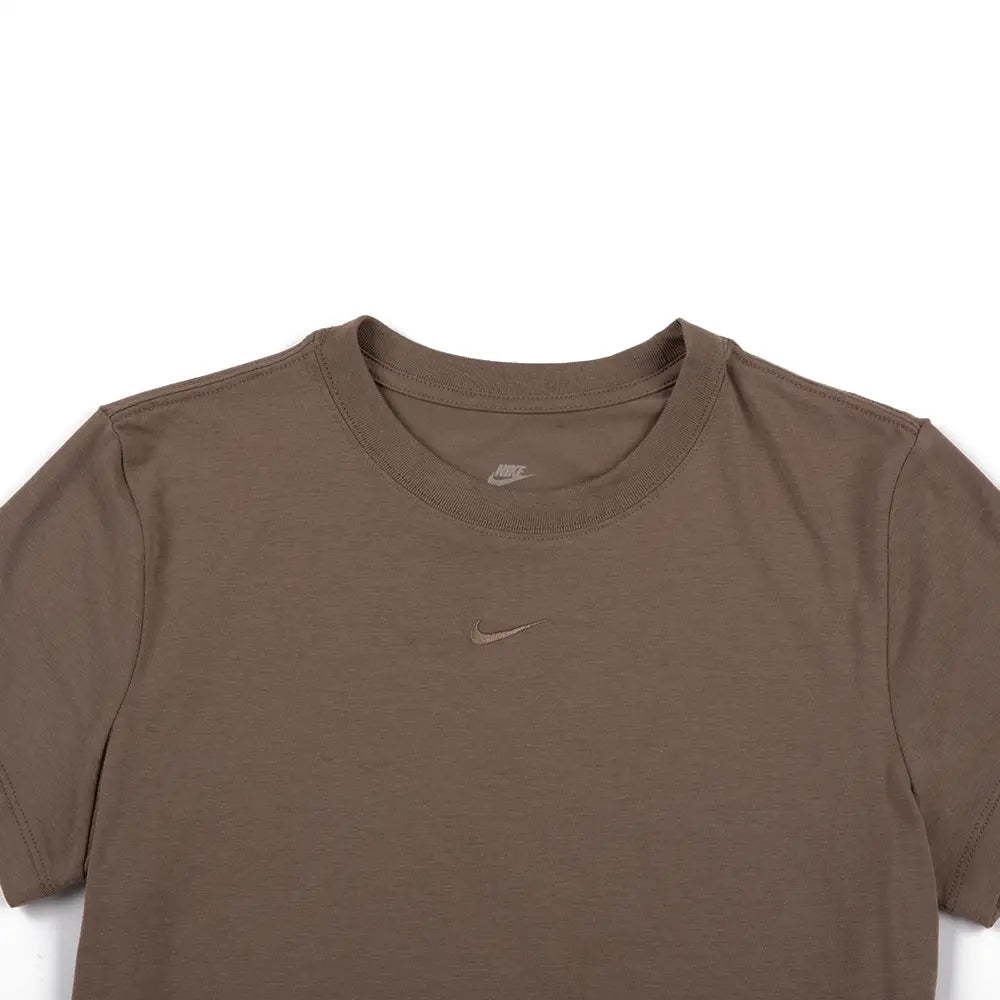 W NSW Chill Knit Cropped Tee 'Mink Brown'