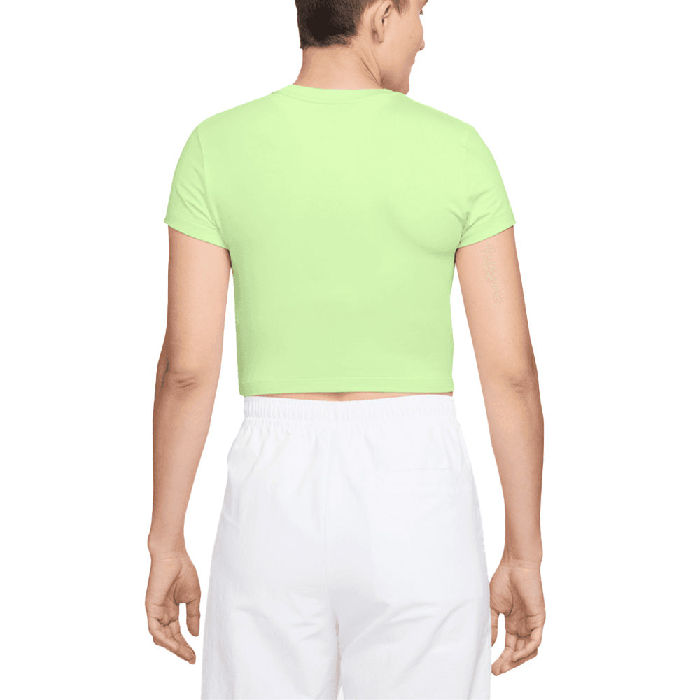 Nike W NSW Chill Knit Cropped Tee 'Light Liquid Lime