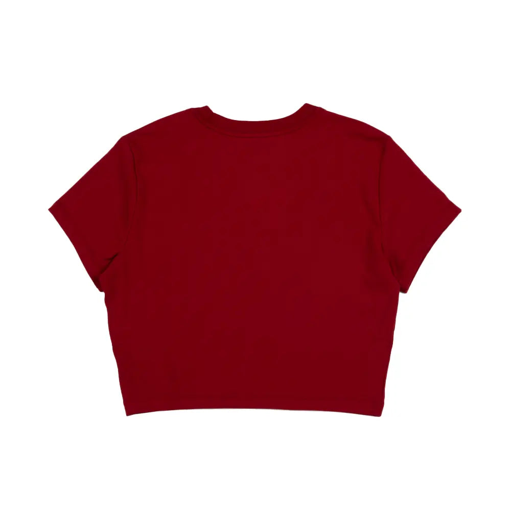 W NSW Chill Knit Cropped Tee 'Tough Red Sail'