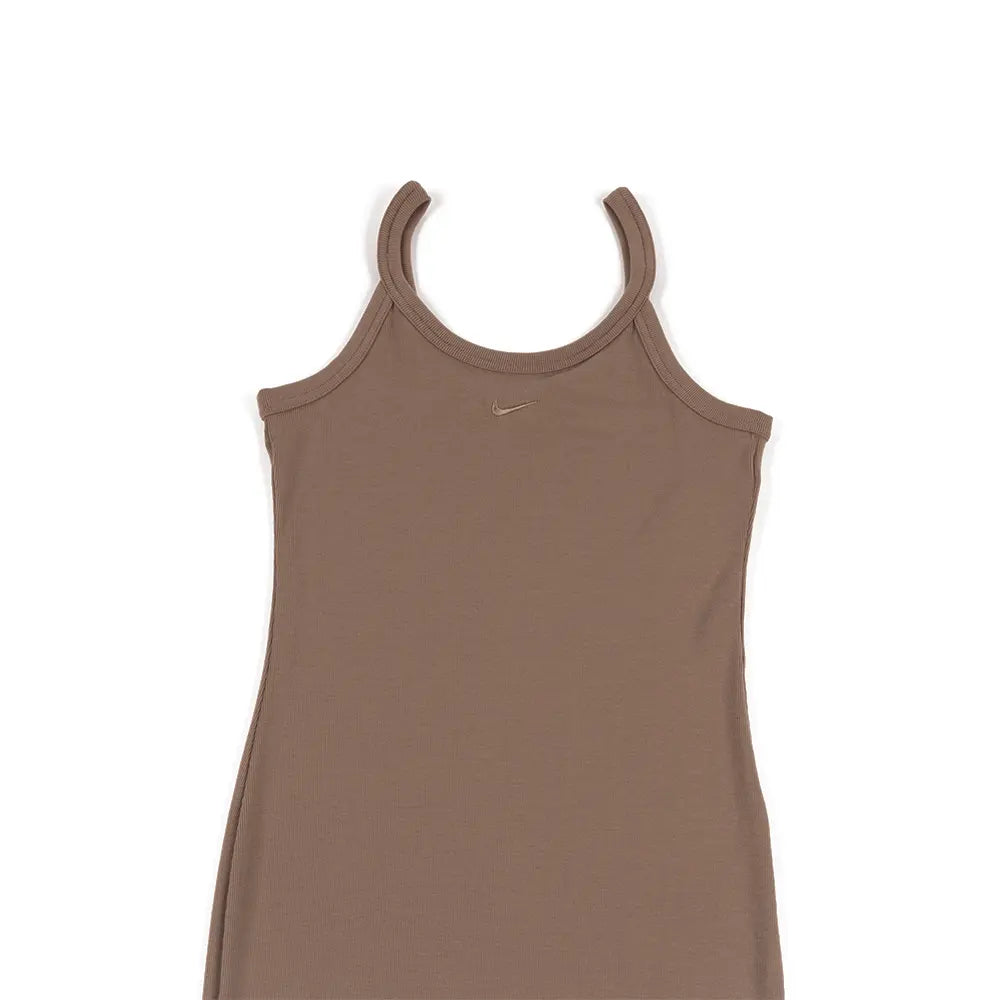 W NSW Chill Tight Mini-Rib Tank Dress 'Mink Brown'