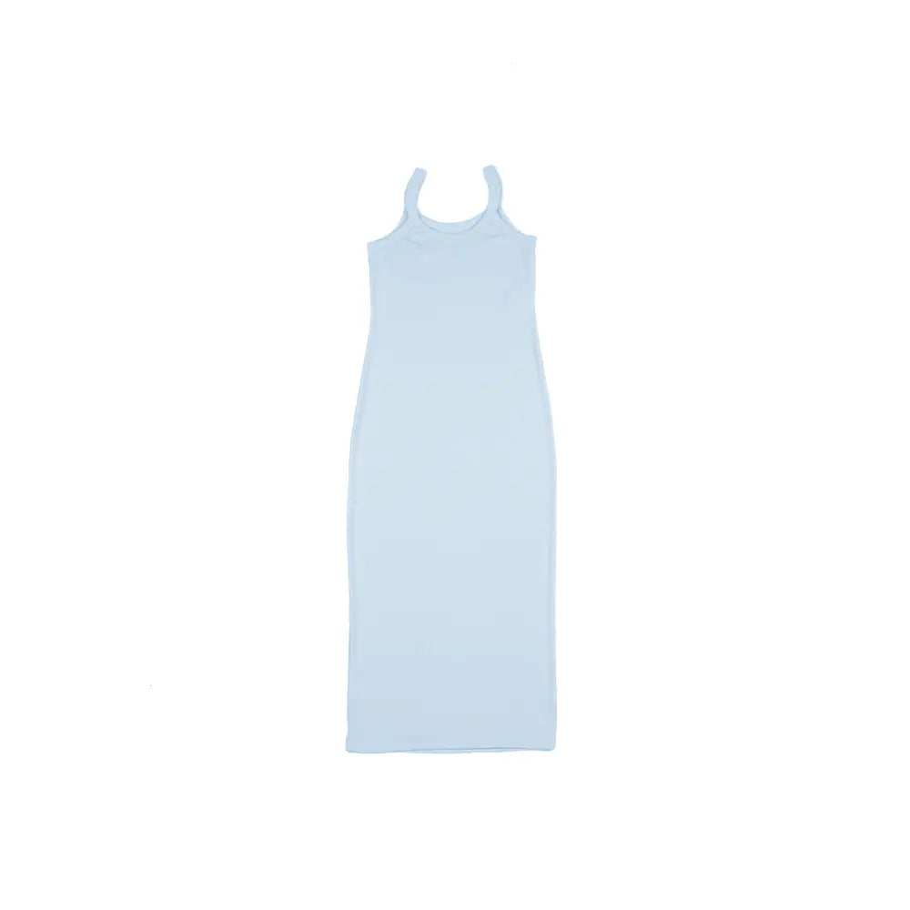 W NSW Chill Tight Mini-Rib Tank Dress 'Blue Tint'
