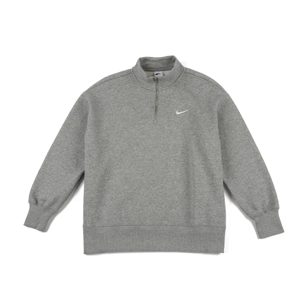 W NSW Phoenix Fleece Oversized 1/4-Zip Sweatshirt 'Dark Grey Heather'