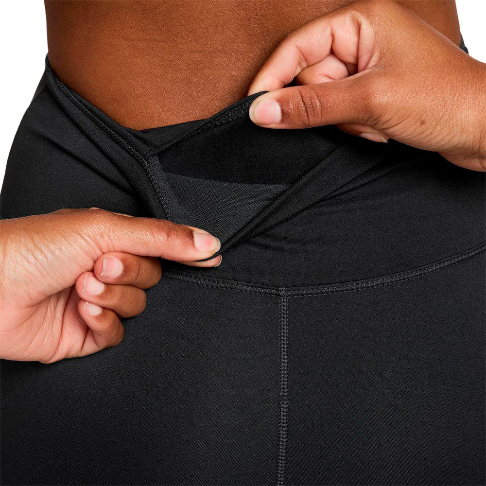 W One Seamless Front High-Waisted Full-Length Leggings 'Black'