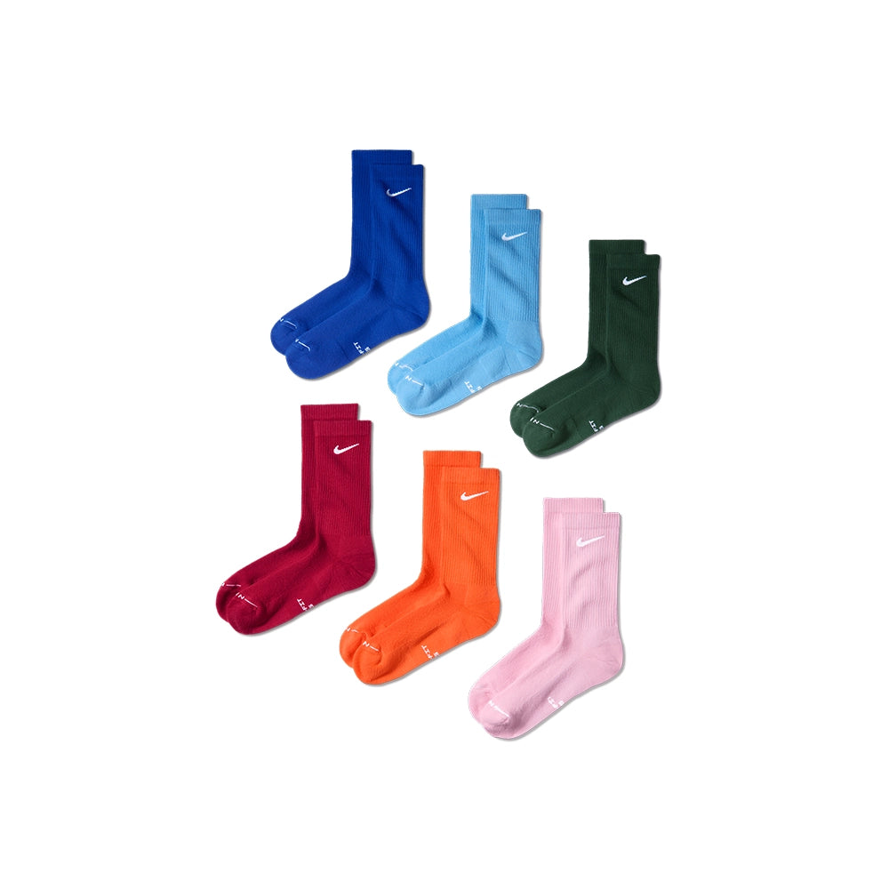 U Everyday Elevated Crew Socks (6 Pairs) 'Multicolor'