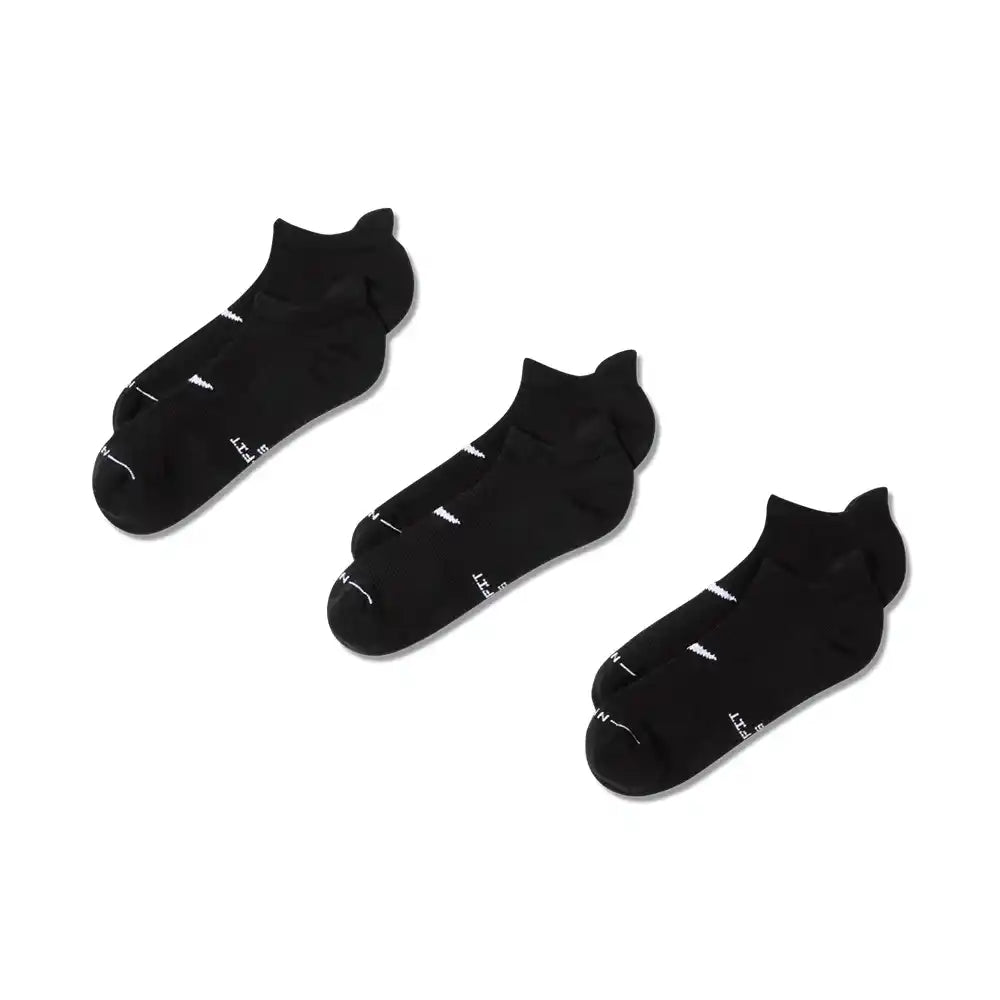 Everyday Elevated No-Show Socks (3 Pairs) 'Black'