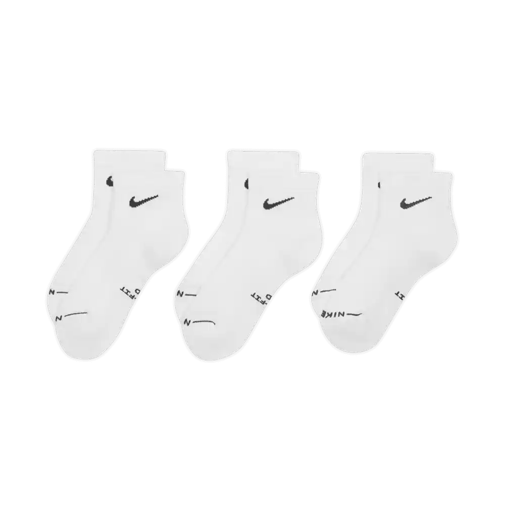 Everyday Elevated Ankle Socks (3 Pairs) 'White'