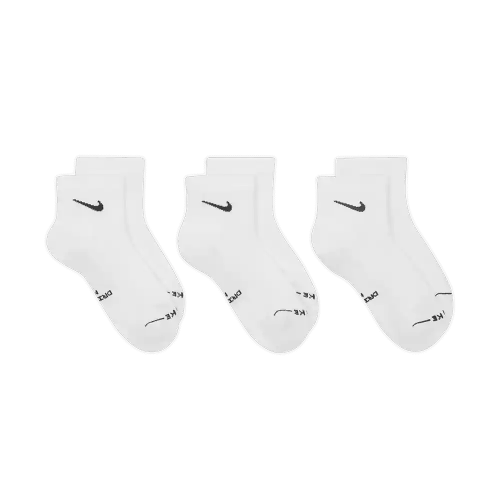 Everyday Elevated Ankle Socks (3 Pairs) 'White'