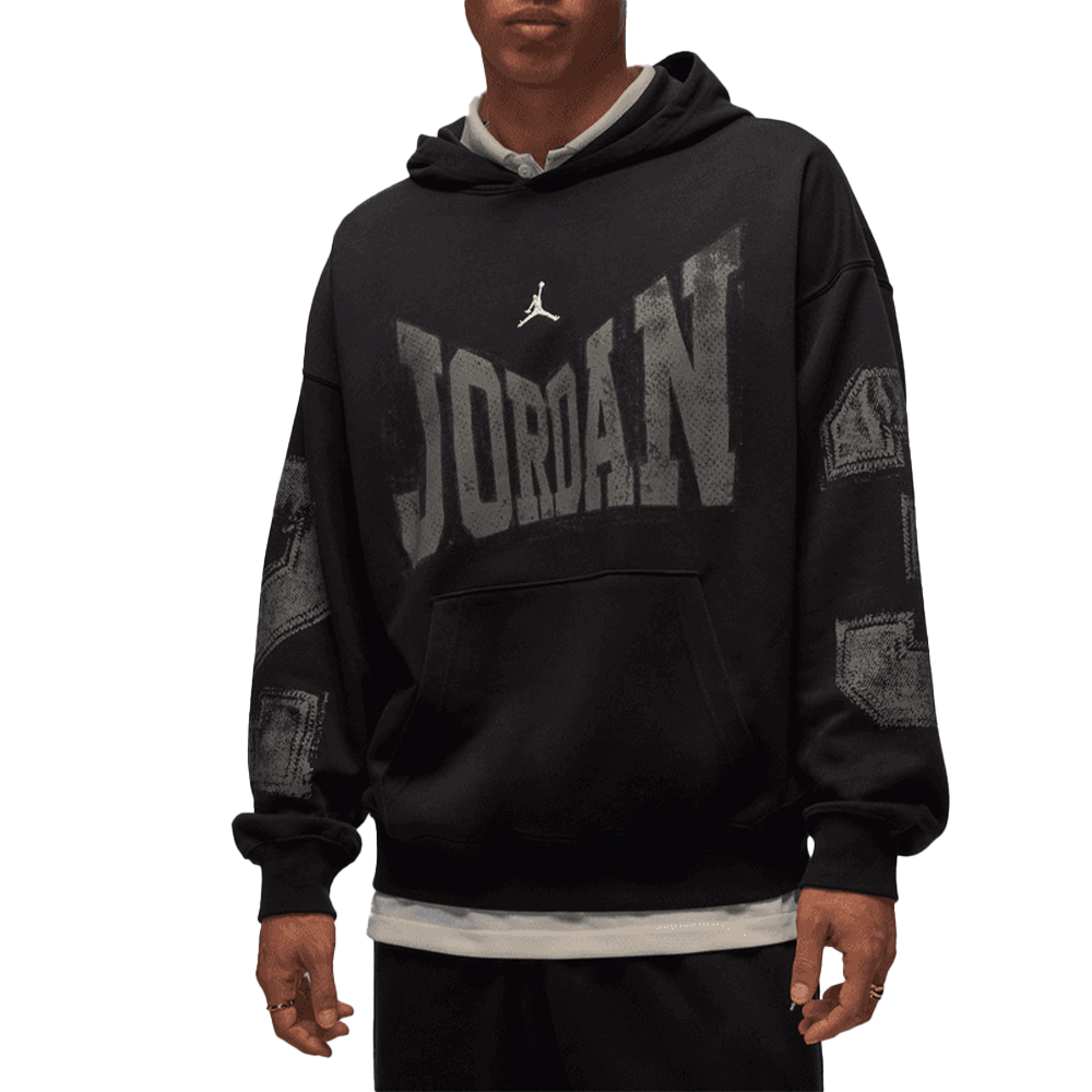 Jordan Brooklyn Collegiate Pullover Hoodie 'Black'