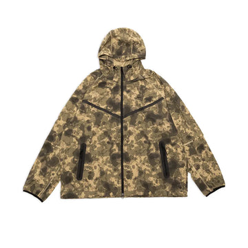 Tech Woven FZ Windrunner Oversized Jacket 'Camo'