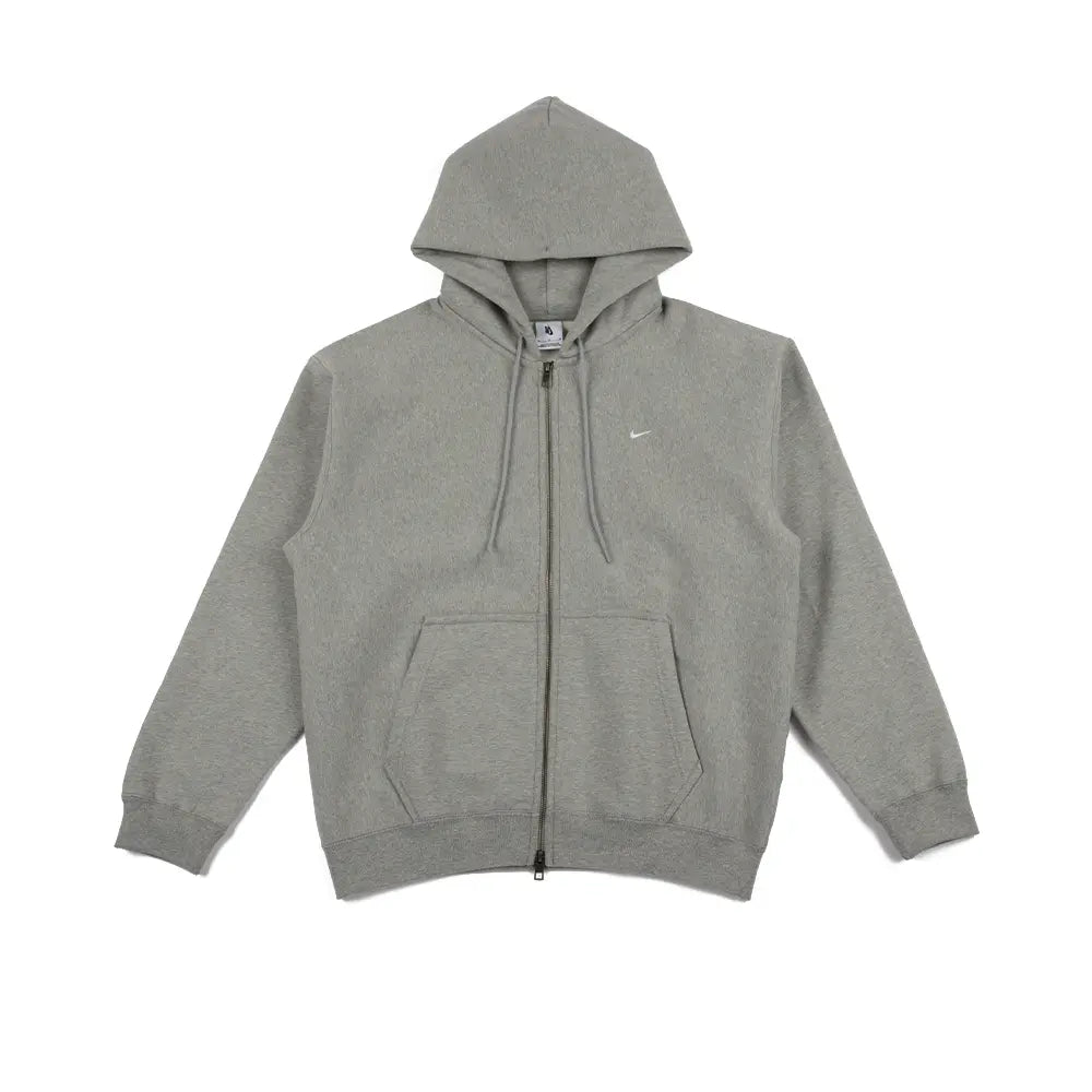 Solo Swoosh FZ Hoodie 'Dark Grey Heather'