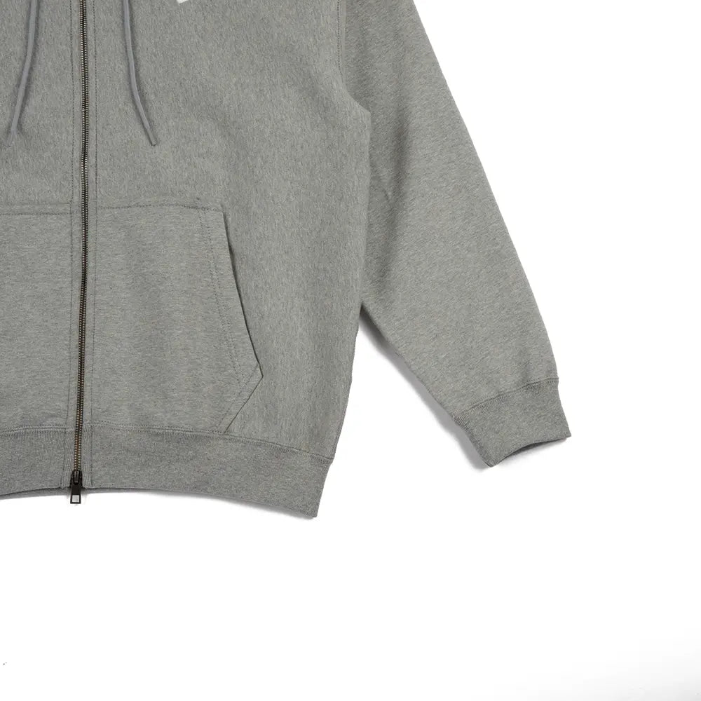 Solo Swoosh FZ Hoodie 'Dark Grey Heather'