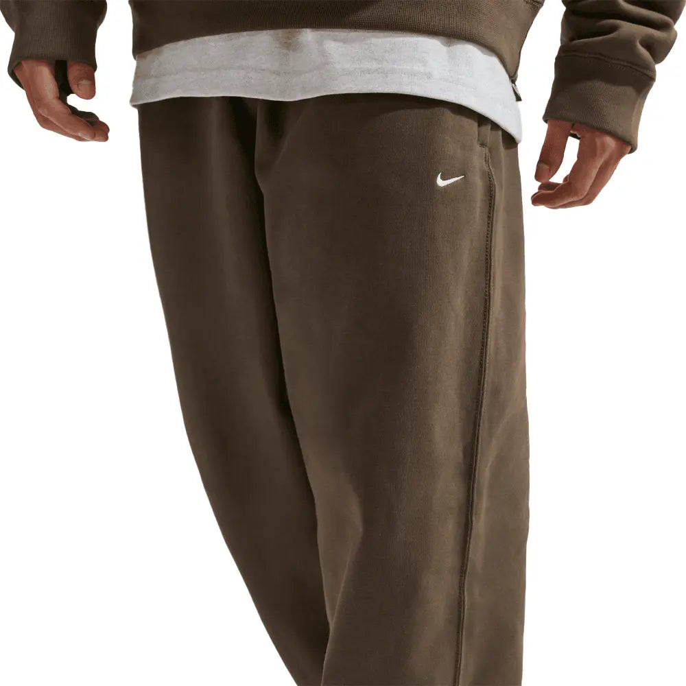 Solo Swoosh Fleece Open-Hem Pants 'Dark Hazel'