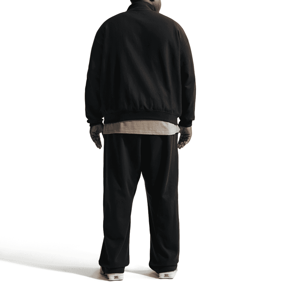 Solo Swoosh Fleece Quarter-Zip Sweatshirt 'Black'