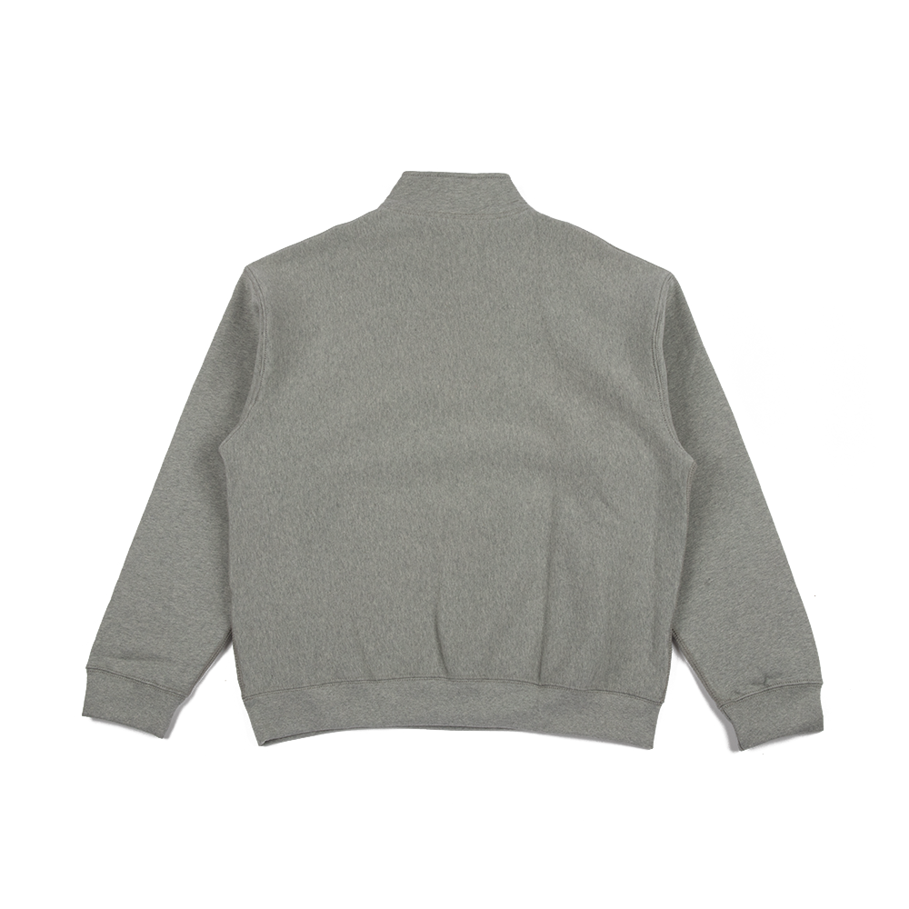 Solo Swoosh Fleece Quarter-Zip Top 'Dark Grey Heather'